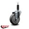 Service Caster 4'' Thermoplastic Rubber Wheel Swivel 1'' Expanding Stem Caster SCC-EX20S414-TPRB-1 - alternate 4